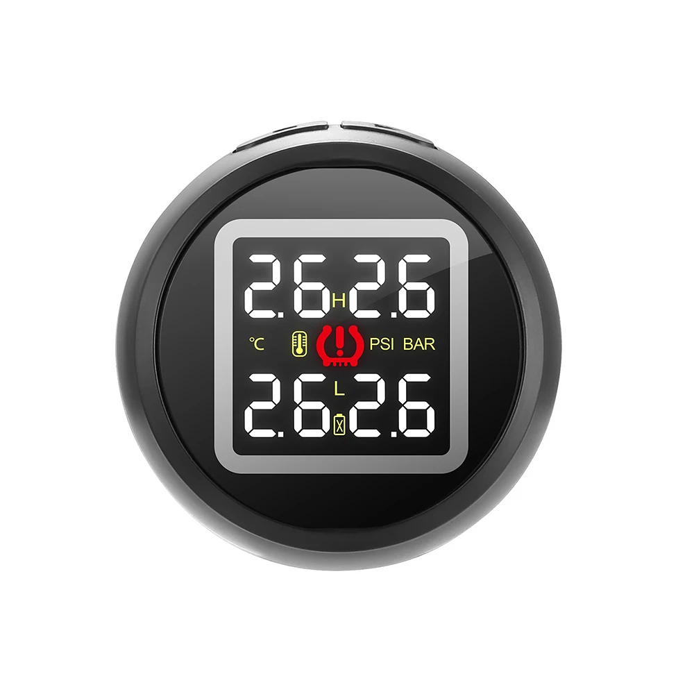 D580C автомобильная система контроля давления в шинах TPMS+ 4 внешних датчика usb порт для зарядки в режиме реального времени защита автомобильных шин