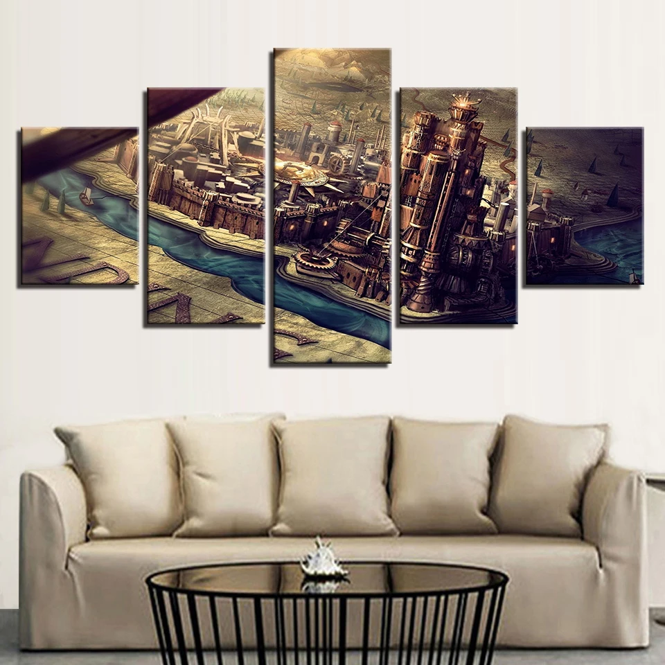 Настенный художественный HD Печатный домашний декор модульный плакат карта