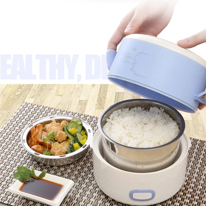 KCASA 1 шт. 1.2L электрические нагревательные обеденные Чехлы Мини рисоварка из