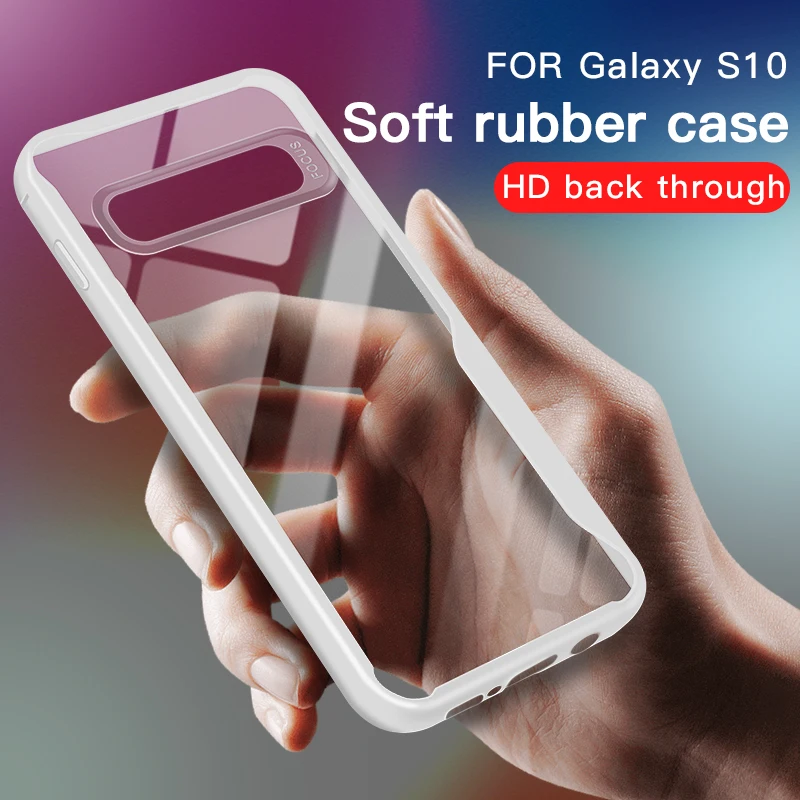 Прозрачный мягкий чехол из ТПУ для Samsung Galaxy S10 S8 S9 Note 8 9 S7 Edge телефона