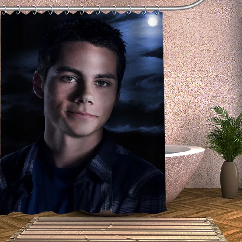 Teen Wolf Shower Curtain Eco-friendly Modern Fabric polyester Custom Bath Curtains Home Decor | Дом и сад