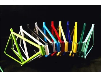 Fixie Велосипедный спорт фиксированной шестерни рамки et 700c и вилы