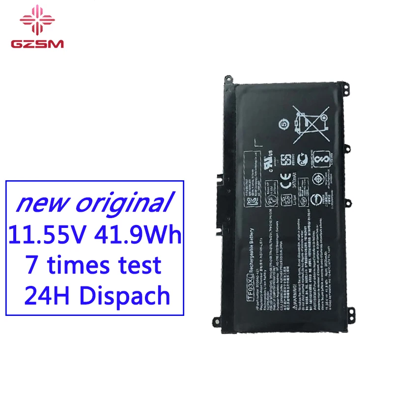 GZSM батареи ноутбука TF03XL для hp TPN Q188 батарея 14 bf033TX Q189 аккумуляторы Q190 Q191