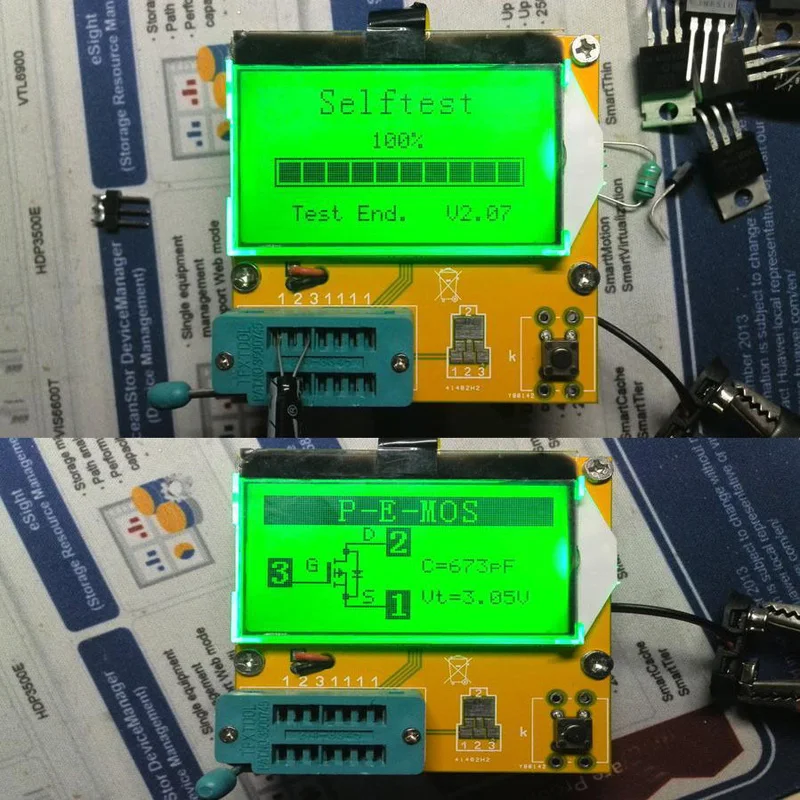 DIY LCR-T3 Графический Многофункциональный тестер Конденсатор + индуктивность