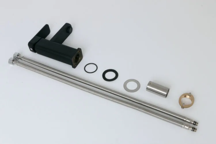 Античный Черный смеситель кран из латуни и никеля с матовой поверхностью