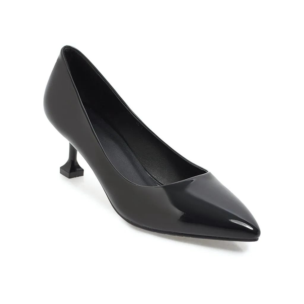 В 2018 году Новая Профессиональная модная женская обувь с острым носком котом