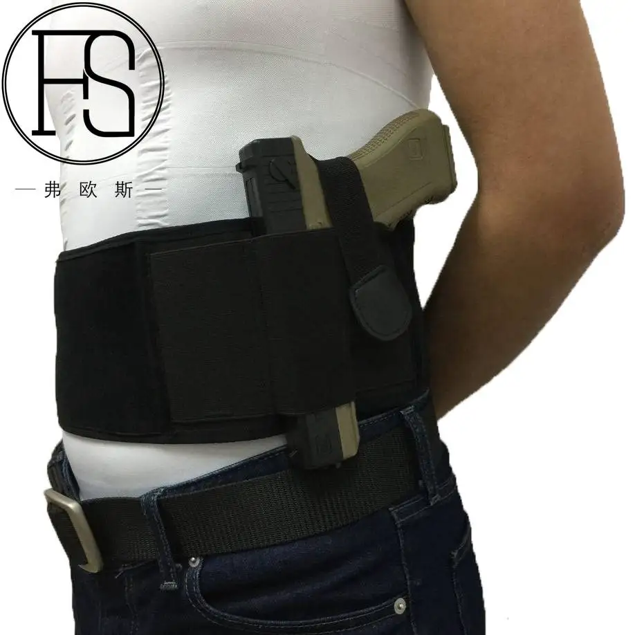 Новый скрытого ношения полосы живота кобуры пистолет Кобура подходит всем для
