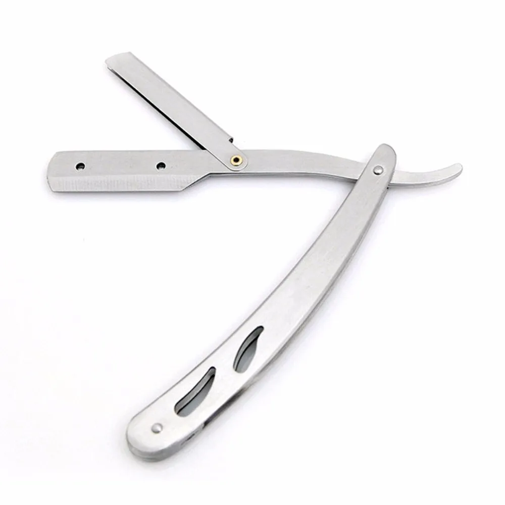 Sharp-edged Men Shaving Razors Remove Beard Remover Folding Straight Manual Barber Knife 100% New Free Shipping | Красота и здоровье