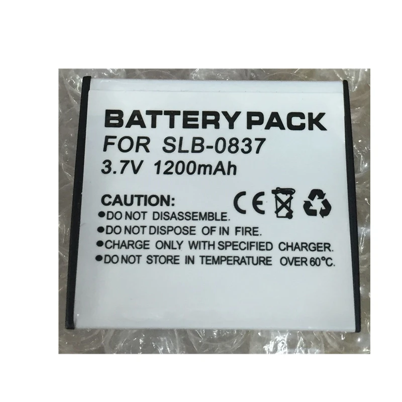 SLB-0837 SLB0837 литиевые батареи SLB 0837 Аккумулятор для цифровой камеры Samsung i5 i6 i50 L60 NV3 NV7