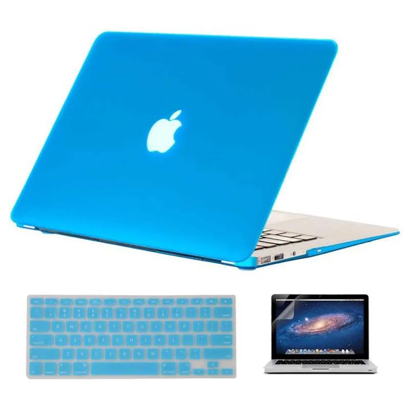 Новая мода PC жесткий матовый чехол для Apple macbook Air Pro Retina 11 12 13 15 сумка ноутбука Mac book