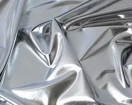 silver Блестящие лайкра спандекс ткань бронзового цвета/Танцы этап/особенные Свадебные костюмной ткани, сделай сам, костюм для сцены, косплея платье 150*50 см - Цвет: silver