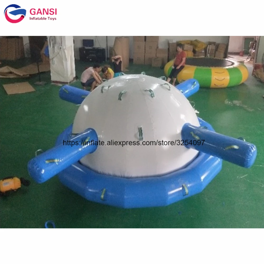 0 9 мм ПВХ брезент синий плавающий водяной Спиннер качающиеся игрушки надувной