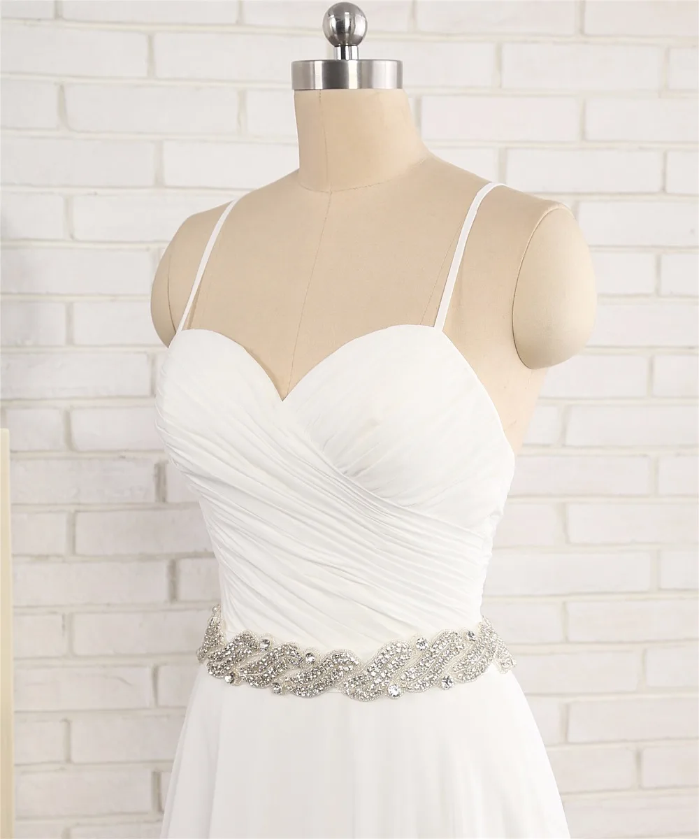 Новинка 2018 романтичные пляжные свадебные платья сексуальный шифоновый дешевый