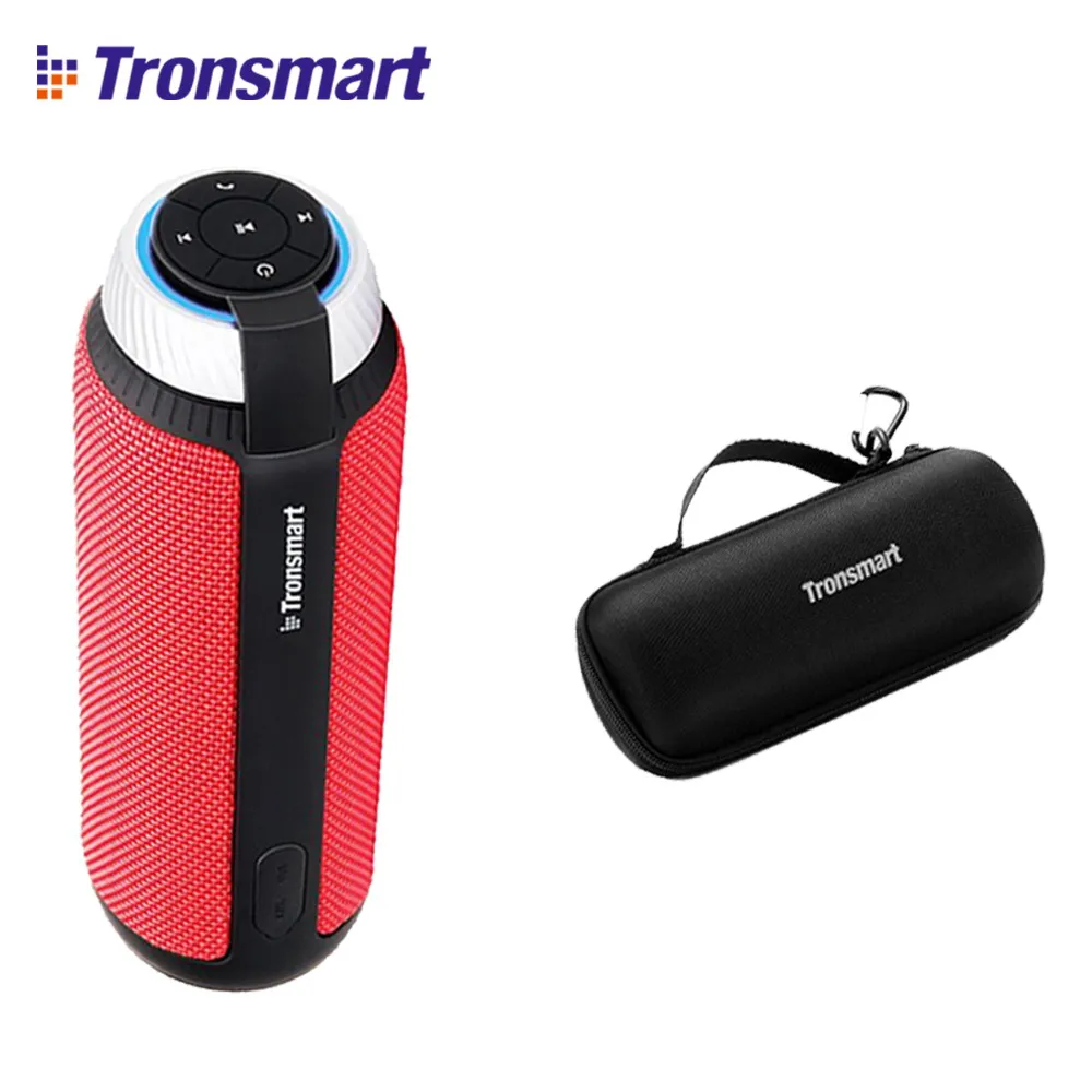 Tronsmart Element T6, Bluetooth 4,1, Портативная колонка, беспроводной саундбар, аудио приемник, мини-динамик, s, USB, AUX, для музыки, mp3-плеер - Цвет: Red Speaker