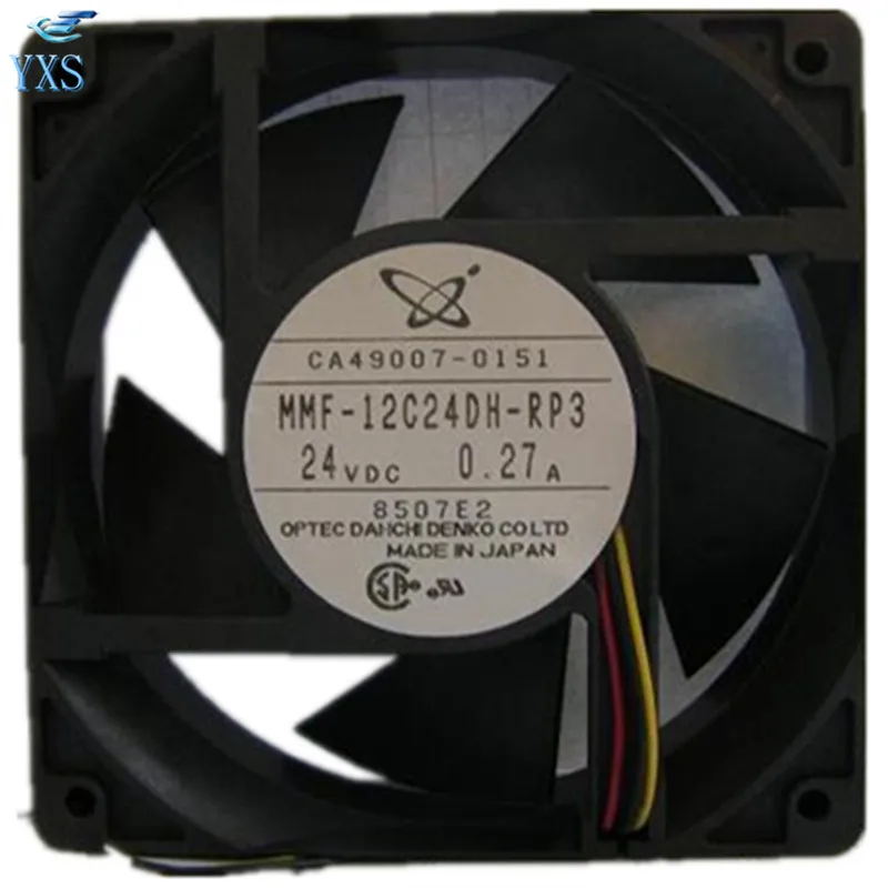 MMF-12C24DH-RP3 DC 24V 0.27A 12038 120*120*38 мм 12 см инвертор Вентилятор охлаждения 3 провода |