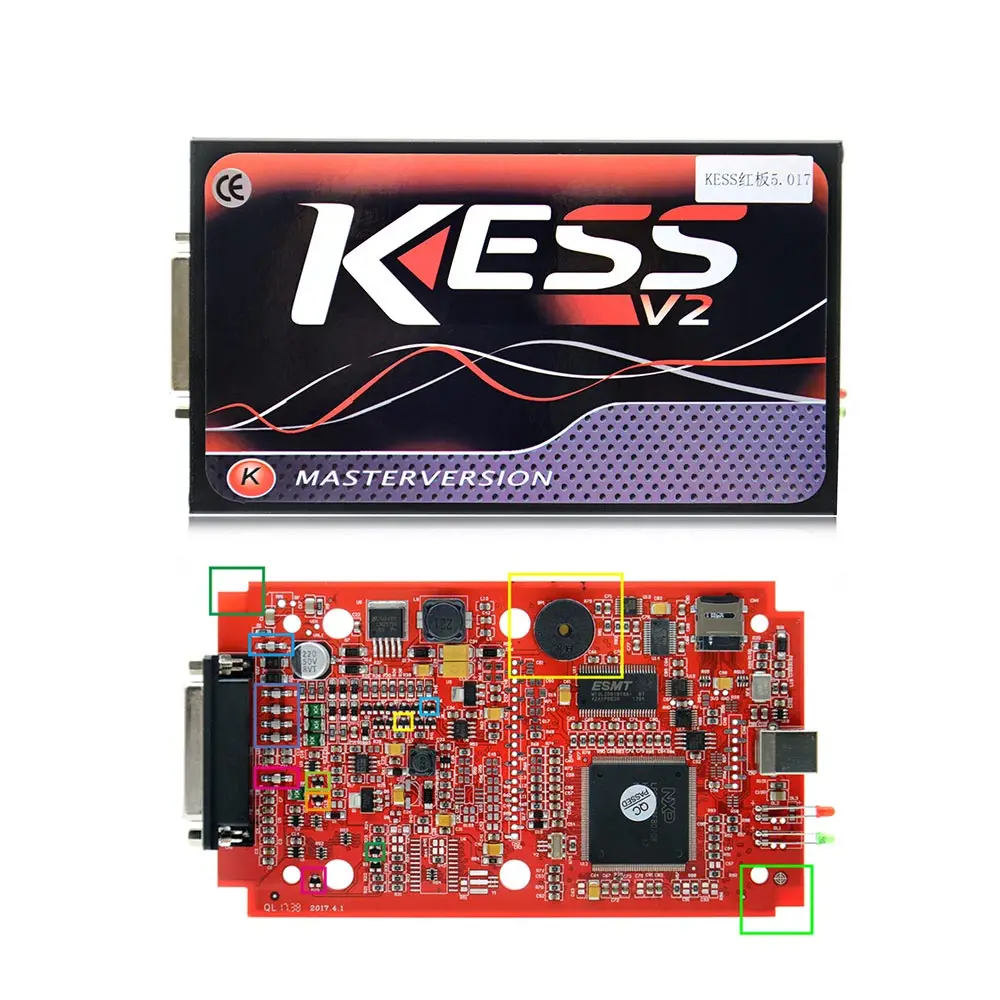 Неограниченный жетон! KTAG 7,020 KESS 5,017 инструмент для программирования ЭКЮ K-Tag V7.020 SW 2,23 V2.47 с функцией GPT лучше, чем Ktm100
