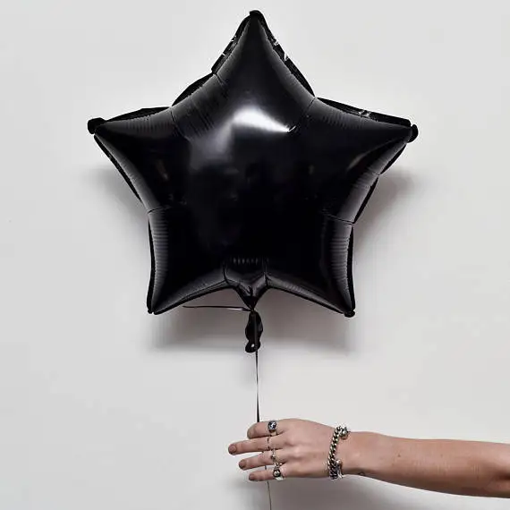 21 шт./лот 40 дюймов 35 лет золотые шары с цифрами 18 черные звезды и сердечки вечерние