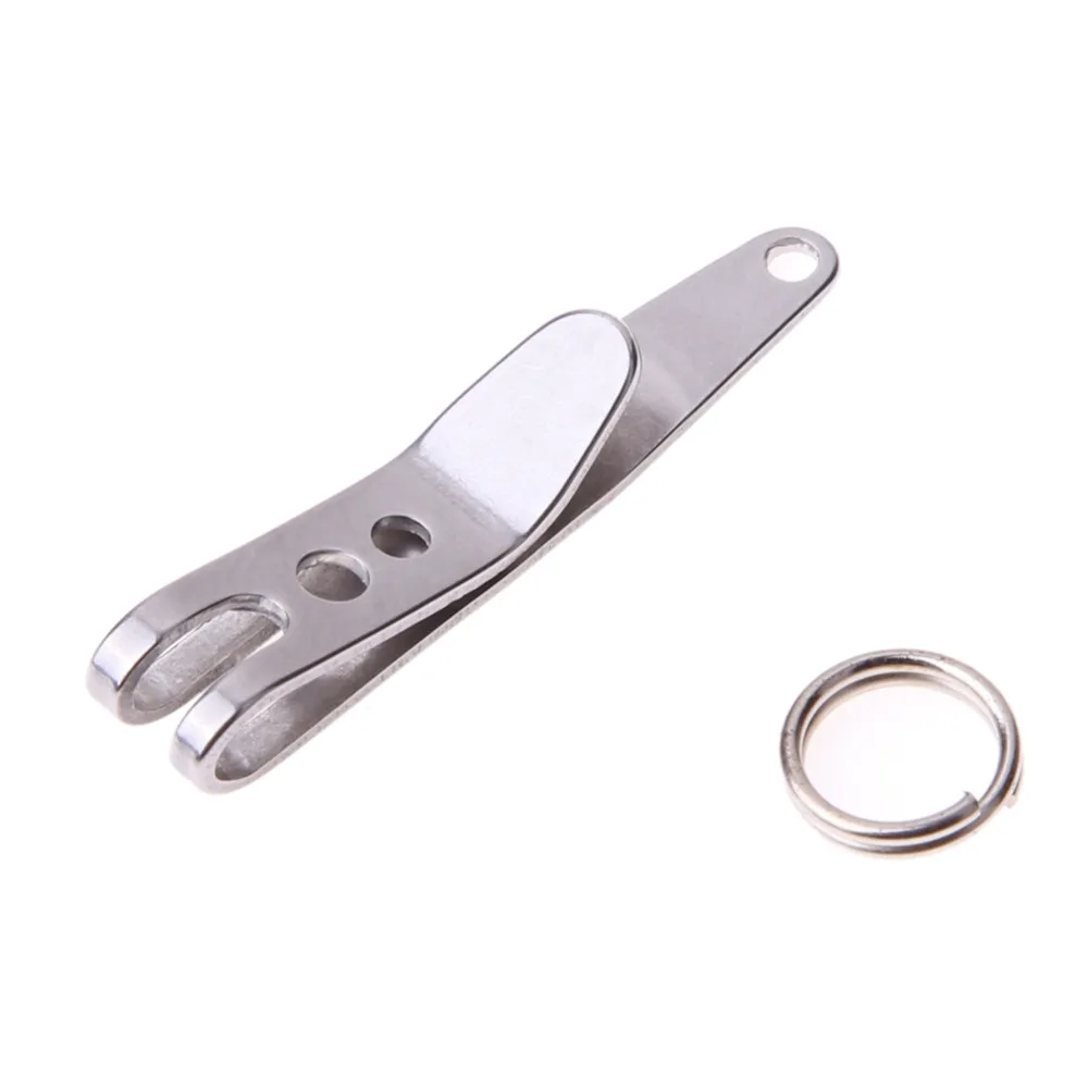 Карманная сумка подвеска Клип Нержавеющая сталь открытый Quicklink инструмент мини