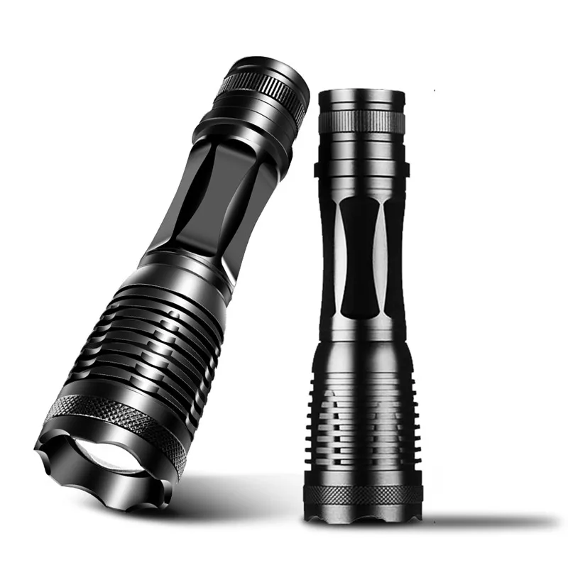 2PCS 1/2/3 шт. T6/L2/V6 светодиодный фонарик мощный Перезаряжаемые фонарь Linterna фонарик светодиодный фонарик 5 регулируемых режимов для кемпинга Пеший Туризм - Испускаемый цвет: 2PCS