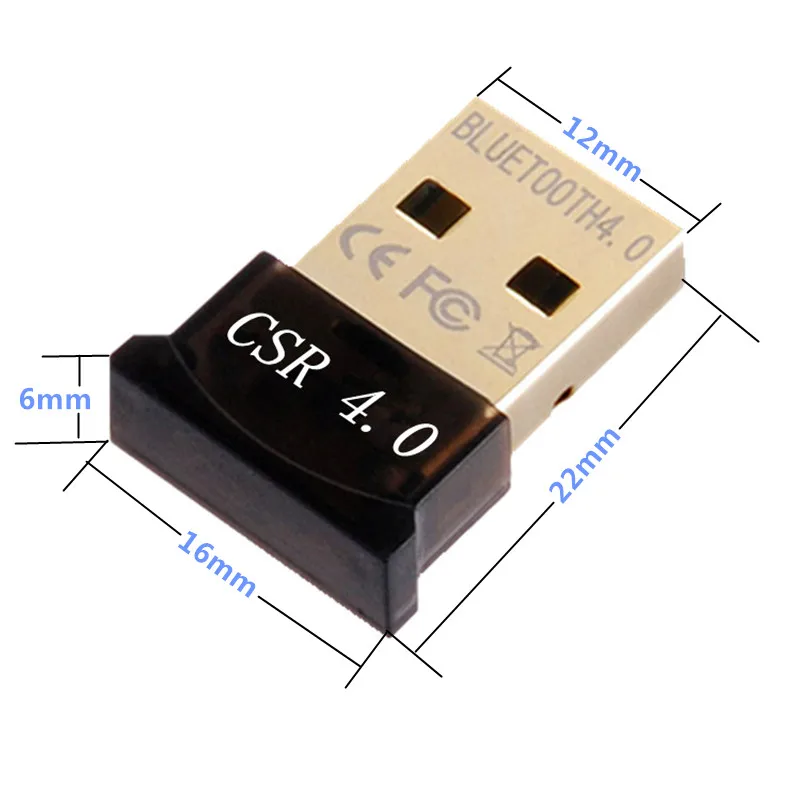 Беспроводной usb-адаптер Bluetooth V4.0 CSR 4,0 ключ Музыкальный звуковой приемник Adaptador Bluetooth передатчик для ПК ноутбука