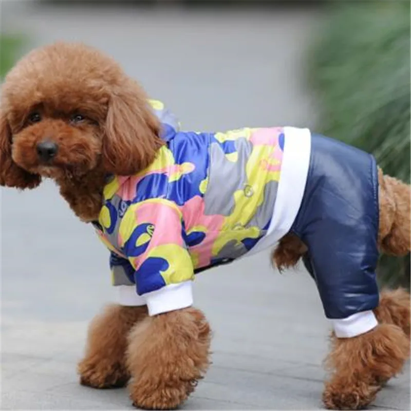 Зимняя одежда для собак комбинезон roupa para cachorro ropa perro теплая пуховик куртка костюм