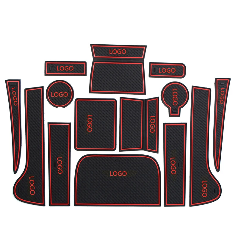 Противоскользящий резиновый коврик слот для ворот VW Tiguan 2007 2008 2009 2010 2011 2012 2013 2014 2015