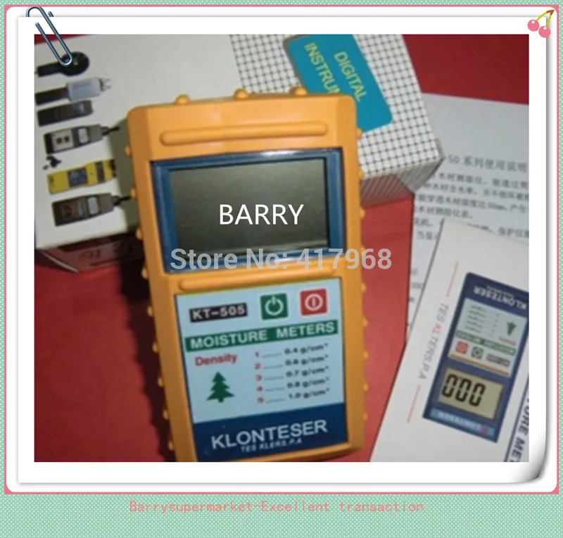 Цифровой измеритель влажности древесины Redwood Timber Диапазон 0 ~ 100% KT-505 humity Meter |