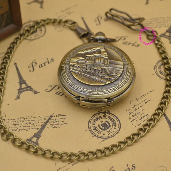 Мужские механические карманные часы g мужские часы-брелоки с поездом в стиле