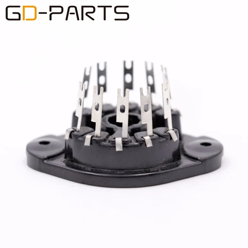 10 контактный бакелитовый гнезда вакуумных трубок для усилителя EL156 EZ150 AZ11 AZ12 EF12 EF14