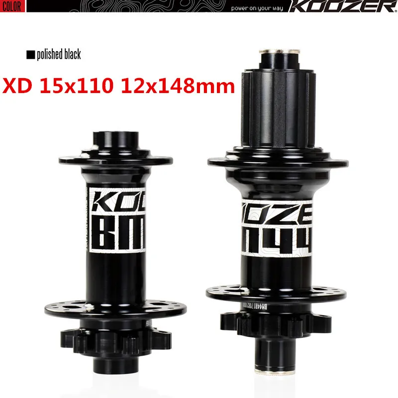 XD 15x110 12x148mm Koozer BM440 герметичный подшипник MTB горный велосипед концентратор баррель конфигурации выпуска велосипед концентратор 32 отверстия дисковые тормоза 15/12 мм пересечения Ax QR - Цвет: XD 15x110 12x148mm