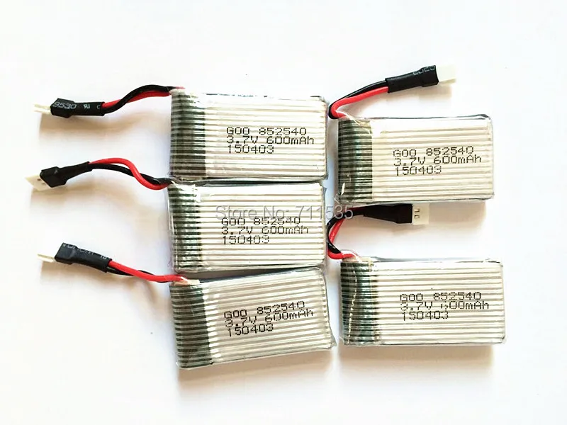 Литий полимерный аккумулятор 3 7 В 600 мА · ч 25C + 5 в 1 зарядный кабель usb для зарядки