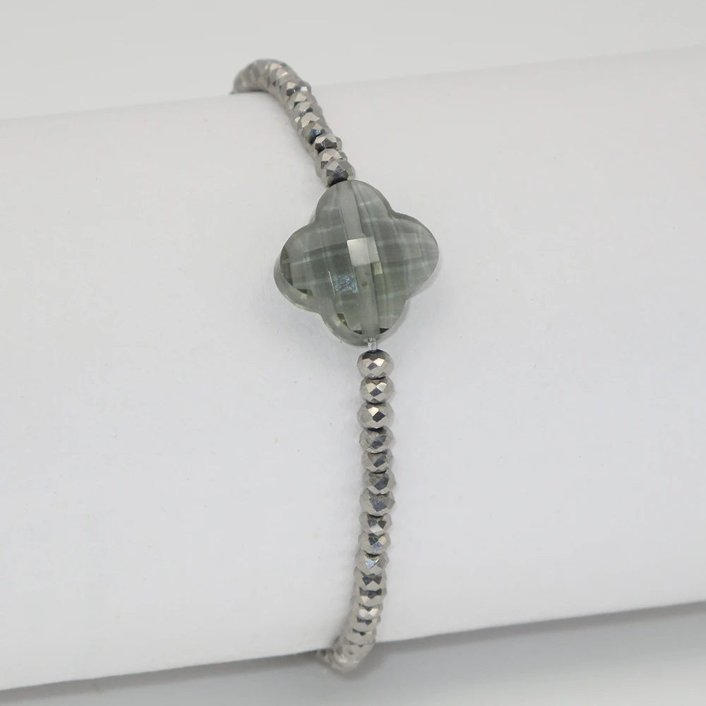 FORIS модные ювелирные изделия Четырехлистный Клевер Шарм подходящий бусины