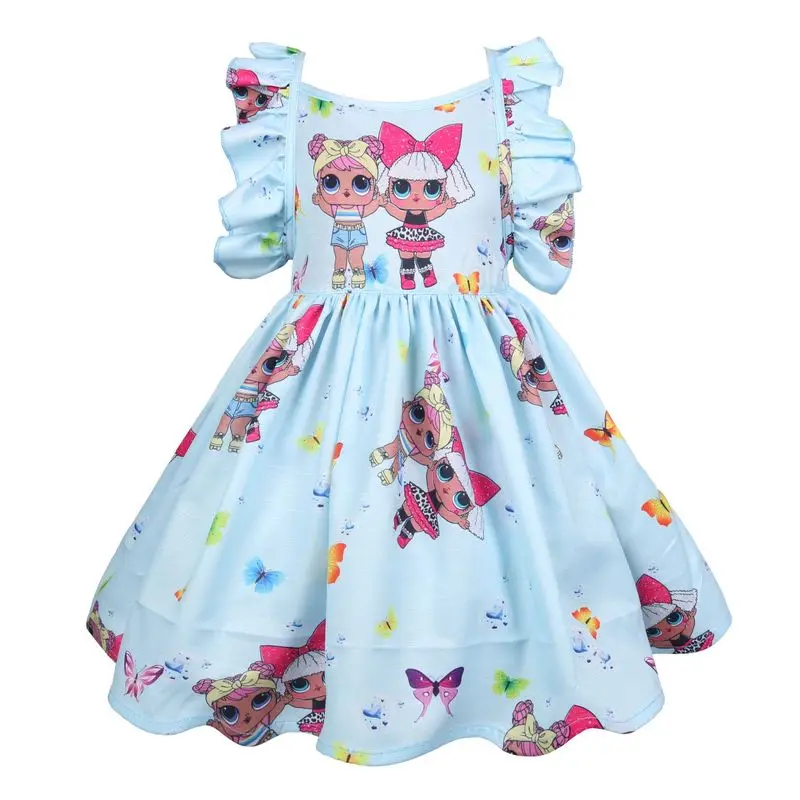 Новинка 2019 года милый подарок на день рождения костюм принцессы для девочек