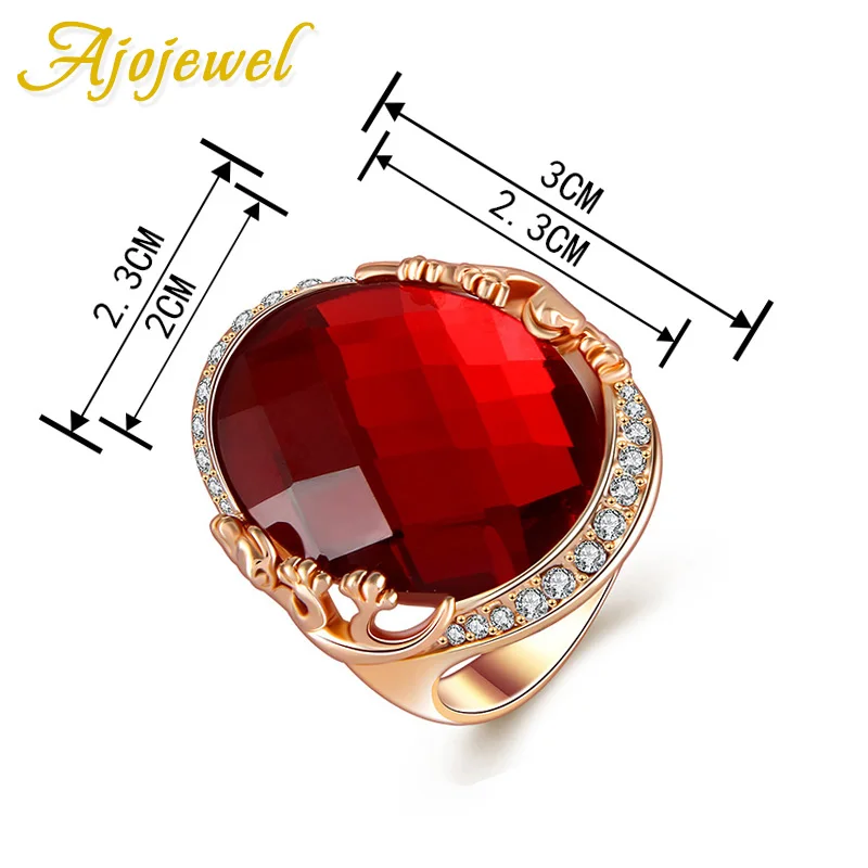 Ajojewel роскошное кольцо с одним большим кристаллом животное геккон кольца для