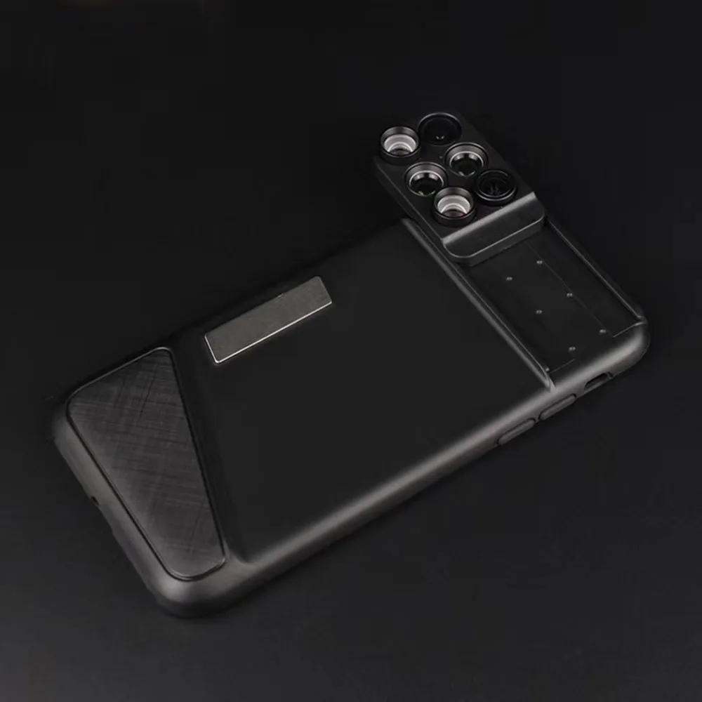 6в1 объектив мобильного телефона для iPhone X Bluetooth широкоугольный Макро Рыбий глаз