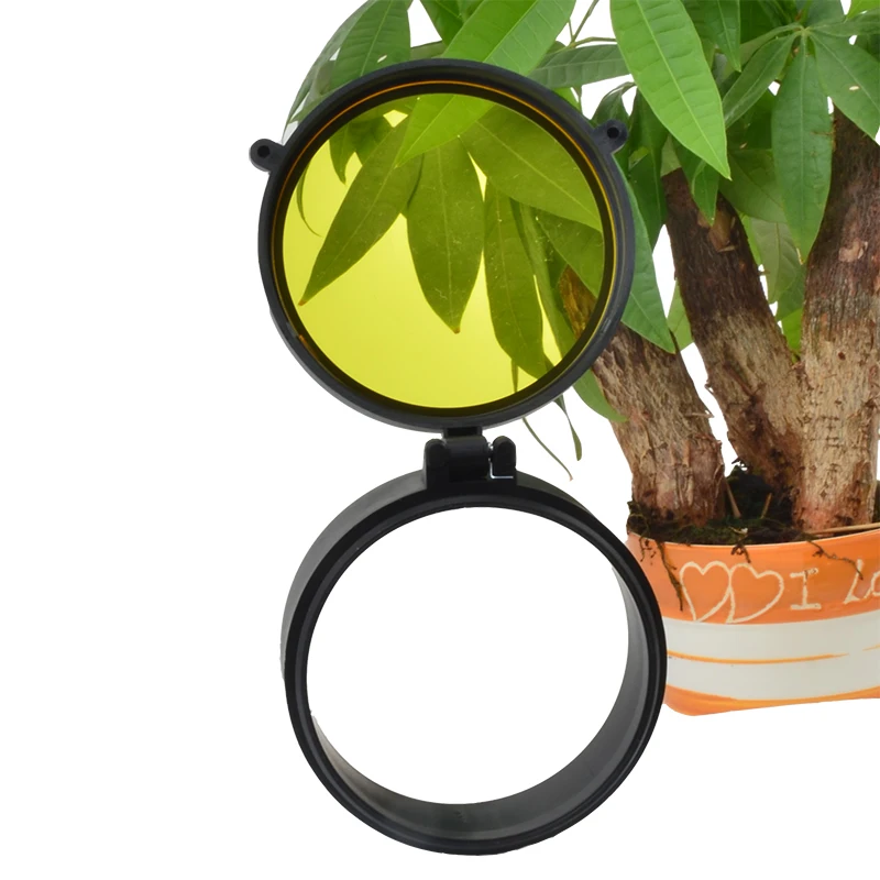 Винтовочный прицел с откидной крышкой защитой глаз янтарный для защиты охоты