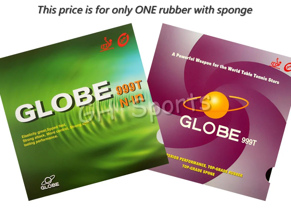 Резиновая прокладка для настольного тенниса Globe 999 T с японской губкой|pingpong rubber|table