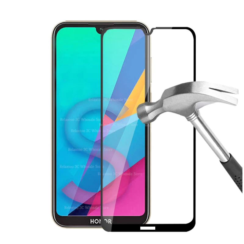 Защитное 3d стекло с полным покрытием для Honor 8s закаленное Huawei 8A 8X 8C 8S Защитная