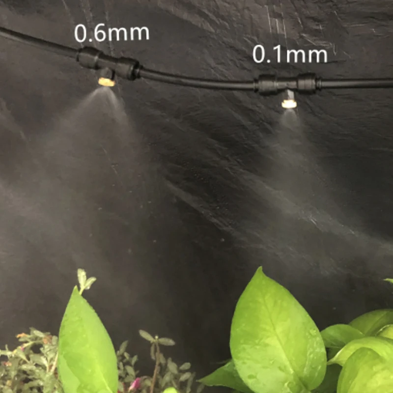 Outdoor Misting Cooling System Kit For Greenhouse Garden Patio Waterring Irrigation Mister Line 6M-18M System