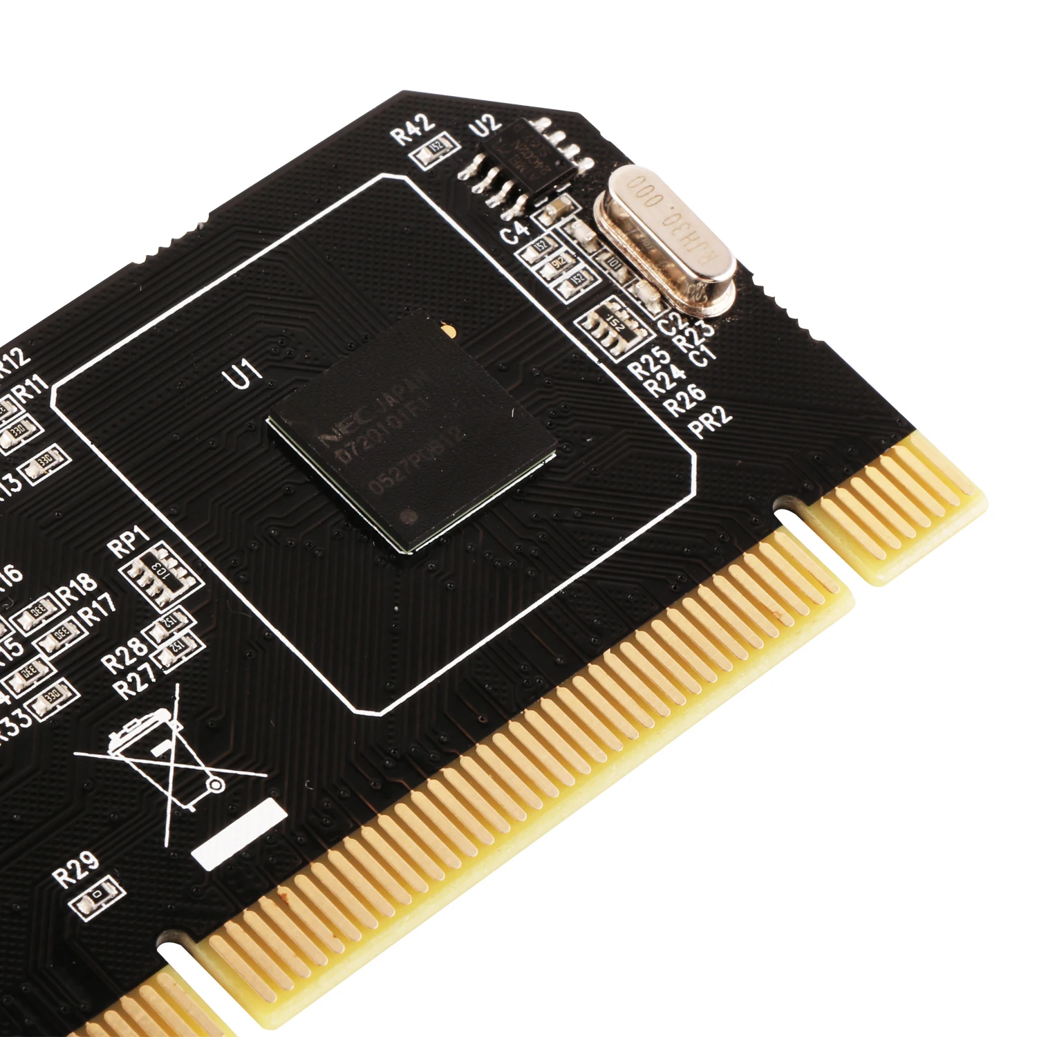 Плата расширения Ubit с 5 портами PCIto USB 2 0 плата 4 + 1 Настольная USB2.0 чип NEC | Компьютеры