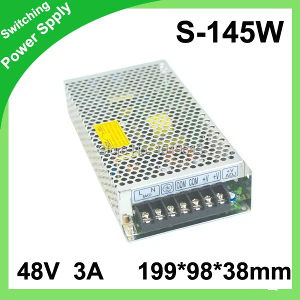 48V 3A 145W Драйвер импульсного источника питания для светодиодных световых лент