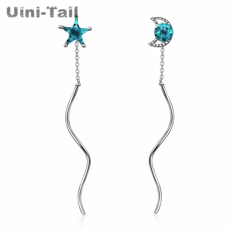 Uini-Tail Горячая новинка 925 пробы Серебряный темперамент асимметрия небольшой