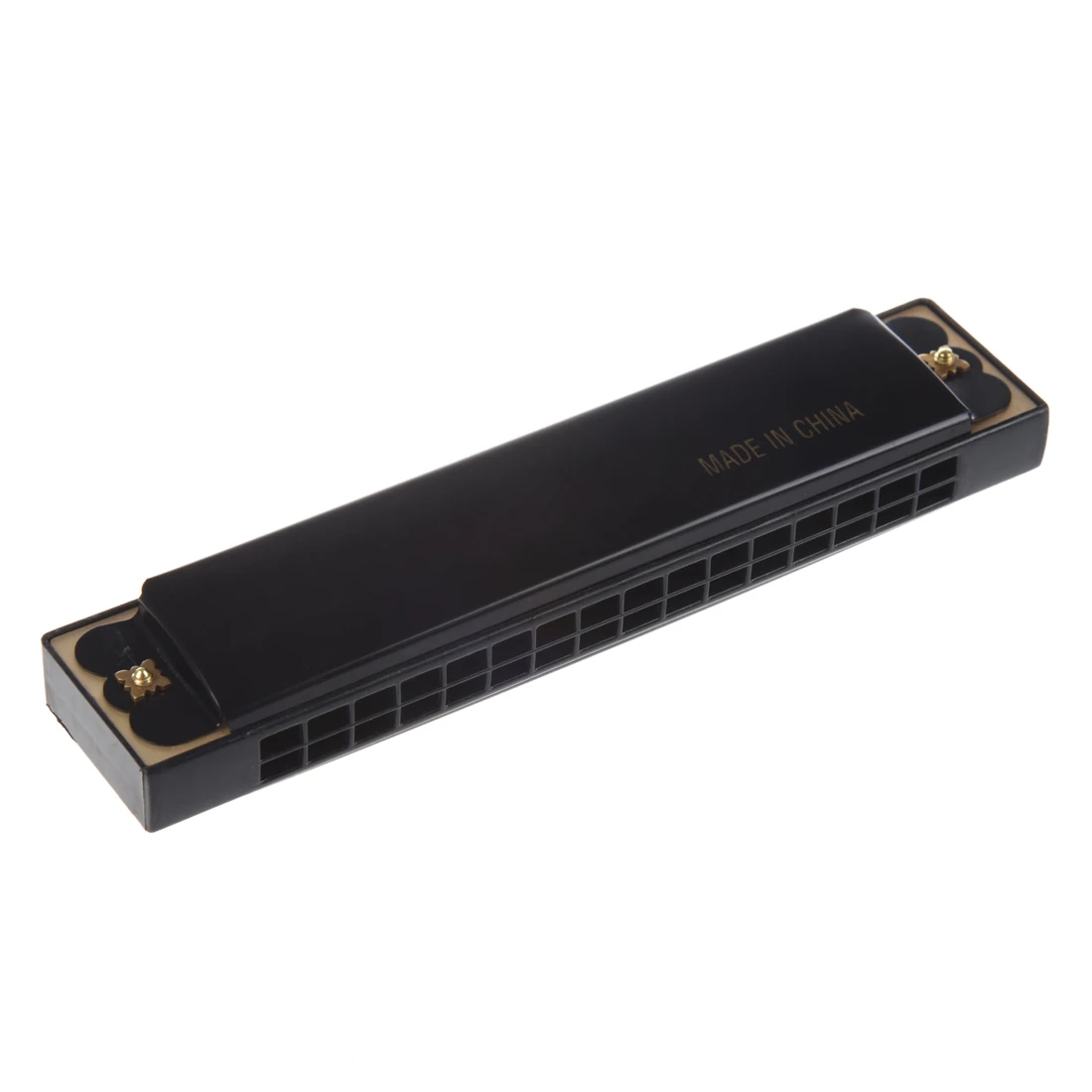 

Black Kids Children Musical Instrument 32 Holes Metal Bee Harmonica Mouth Organ