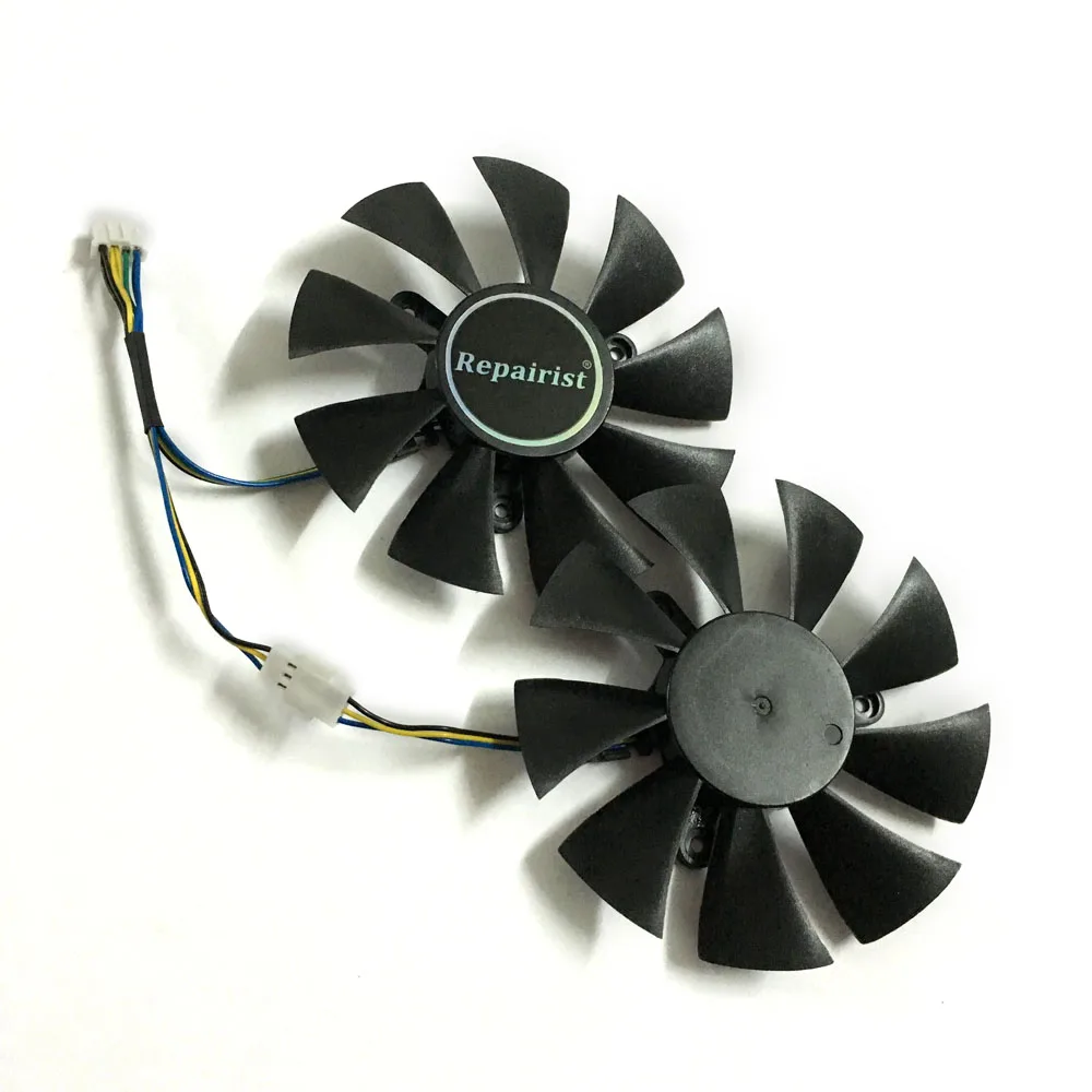 2 шт./лот кулер видеокарт GTX 1070 GPU вентилятор для zotac GTX1070 мини видеокарта GPU охлаждение