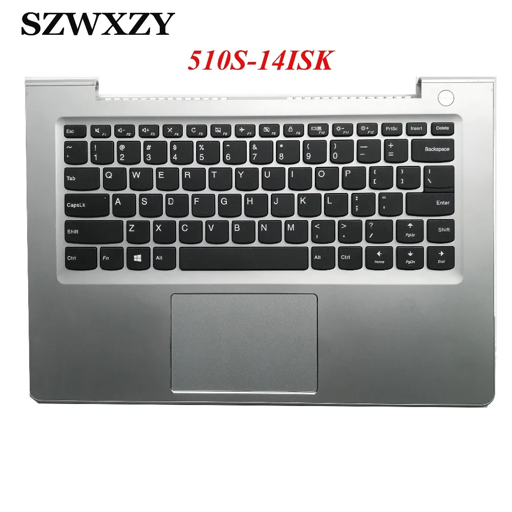 Б/у 95% новая для Lenovo 510S 14ISK Клавиатура ноутбука Подставка рук Безель крышка с
