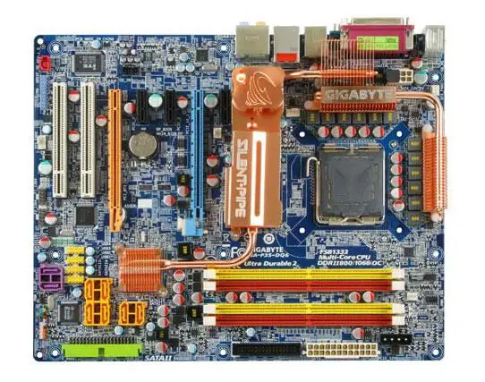 Материнская плата для Gigabyte оригинальная б/у настольного ПК с сокетом P35 LGA 775 DDR2 ATX