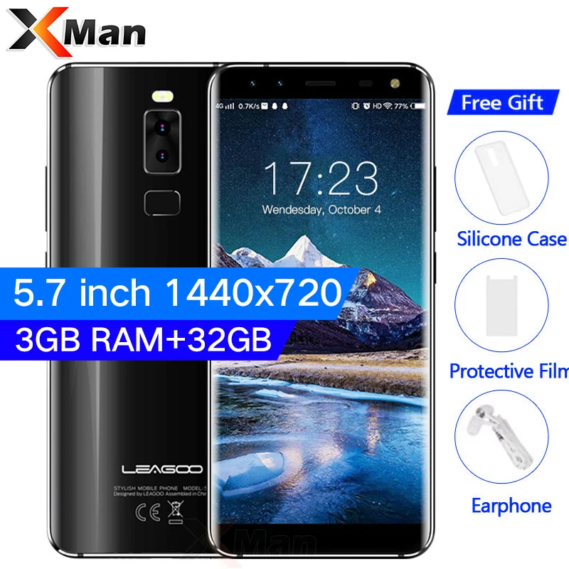 Оригинальный LEAGOO S8 4 аппарат не привязан к оператору сотовой связи смартфон 5 7