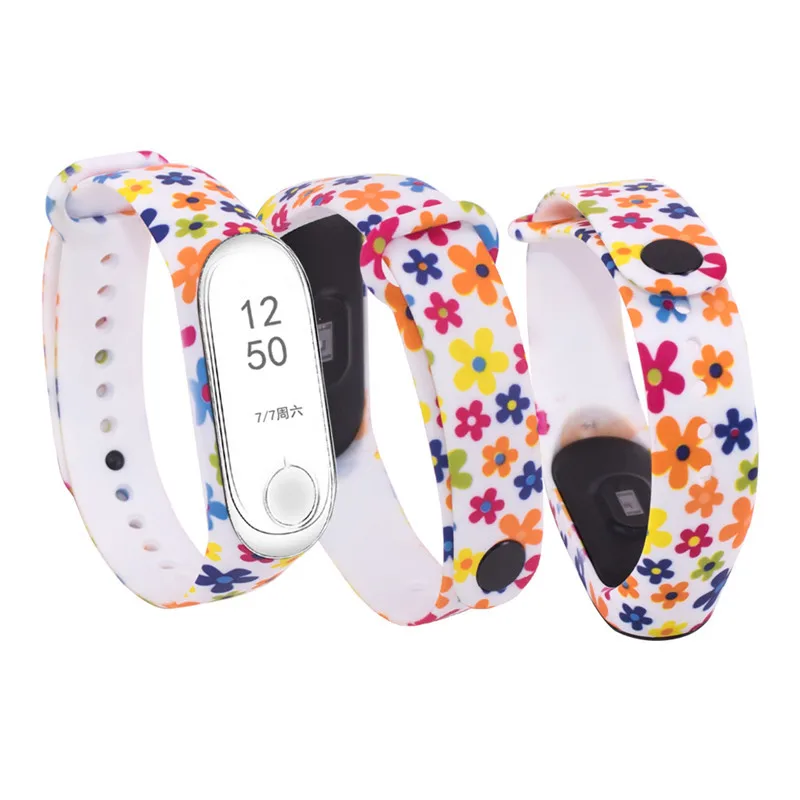Ремешок для Xiaomi mi Band 3 Смарт-ремешок band сменный ремешок смарт-часов Силиконовый