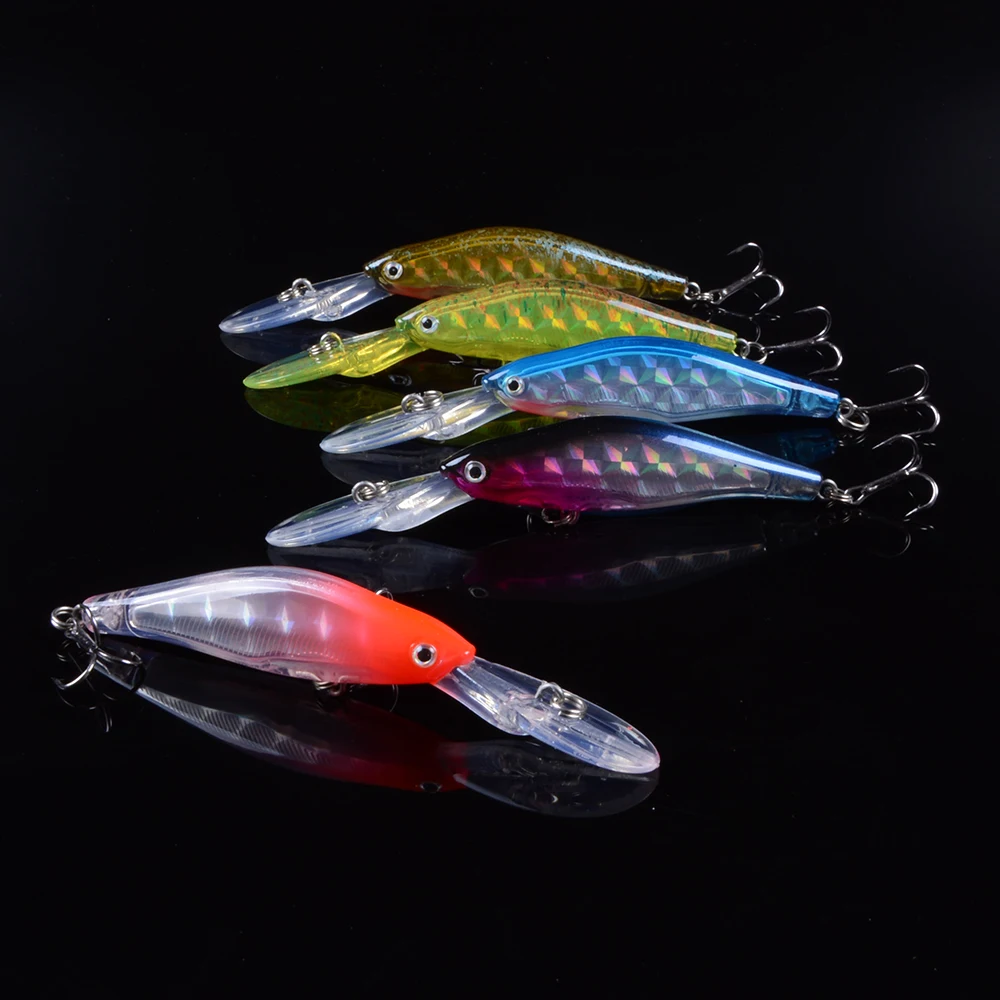 1 шт. 9 см/7 г лазерная искусственная приманка в виде гольяна|artificial bait|lure floatinglaser minnow