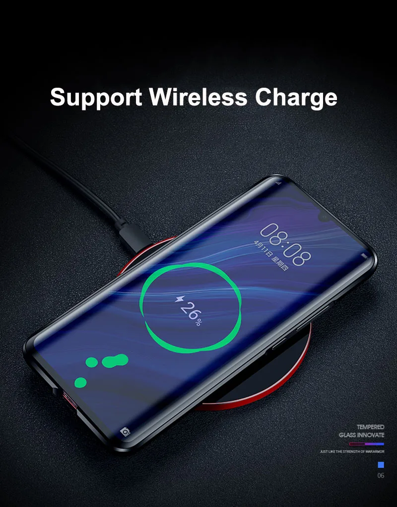 Для huawei P30 Pro Чехол металлический бампер покрытие PC край закаленное стекло твердая задняя крышка для huawei P20 Pro P10 Plus защитный чехол